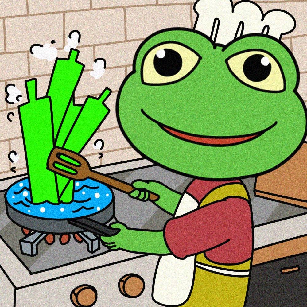 Pepe cooking